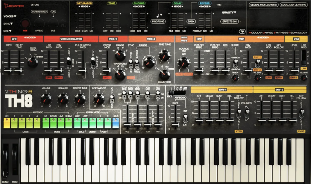 Acustica Audio Thing synth suite